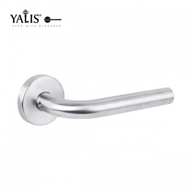 Commercial industrial stainless steel magnetic door handle lock