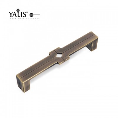 New design plastic drawer double sided flush square door pull handle