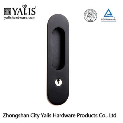 Balcony Slide Door Lock With Zamac 3 Keys Euro Cylinder In Luxury Sliding Door Latches