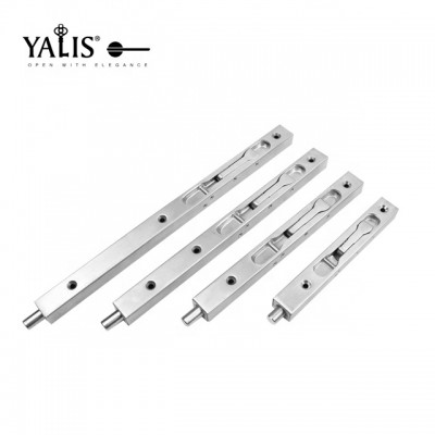 A type square stainless steel metal flush door bolt lock