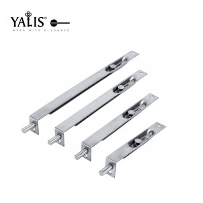 Industrial stainless steel slide flush door bolt lock